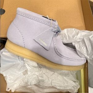 Clarks Lavender Wallabee Boot